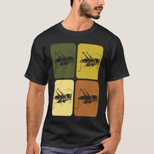 Retro Grasshopper  1 Tシャツ (正面)