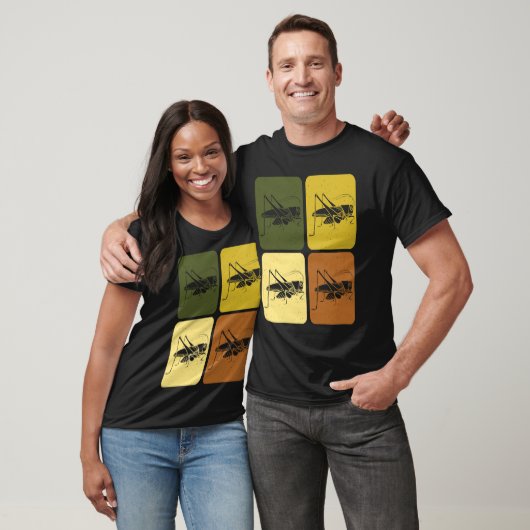 Retro Grasshopper 1 Tシャツ (ユニセックス)