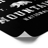 Retro Great Smoky Mountains National Park Mens Wom ポスター (角)