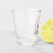 Retro Greatest Adventure Begins Bride Keepsake ショットグラス (左)