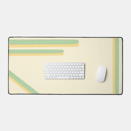 Retro Green Desk Mat デスクマット (キーボード&マウス)