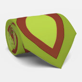 Retro green drops ネクタイ (ロール)