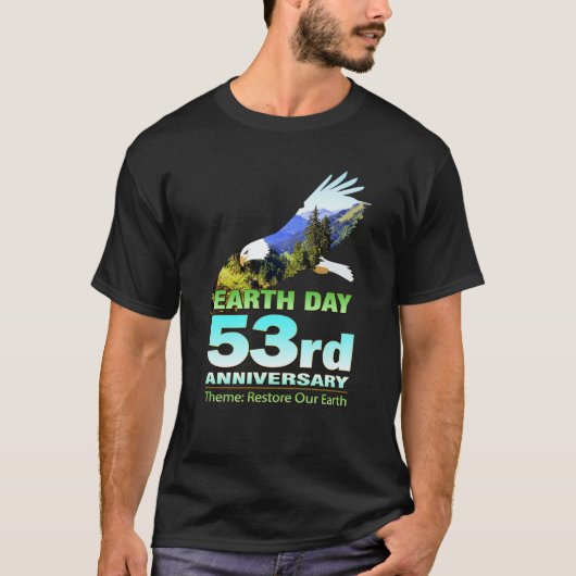 Retro Green Eco Friendly for Earth Day 2023 Awaren Tシャツ (正面)