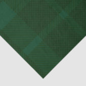 Retro Green Plaid Whimsical Christmas 薄葉紙 (詳細)