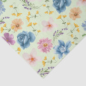 Retro greenery botanical cute decoupage trendy 薄葉紙 (詳細)