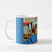 Retro Greeting from Baltimore Mug コーヒーマグカップ (左)