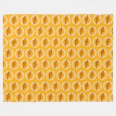 Retro Groove Fleece Blanket フリースブランケット (正面(横))