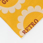 Retro Groove Fleece Blanket フリースブランケット (角)