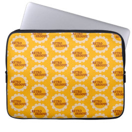 Retro Groove Laptop Sleeve ラップトップスリーブ