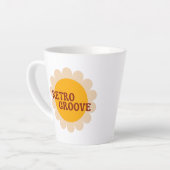 Retro Groove Latte Mug カフェラテマグ (左アングル)
