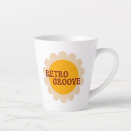 Retro Groove Latte Mug カフェラテマグ