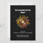 Retro Groovy 60th Birthday Invitation 招待状 (裏面)