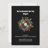 Retro Groovy 60th Birthday Invitation 招待状 (裏面)