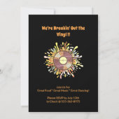 Retro Groovy 60th Birthday Invitation 招待状 (裏面)