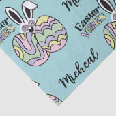 Retro Groovy Easter Personalized Tissue Paper 薄葉紙 (詳細)