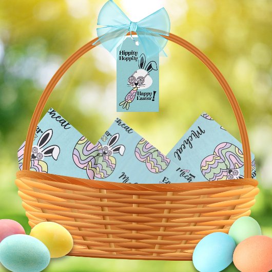 Retro Groovy Easter Personalized Tissue Paper 薄葉紙