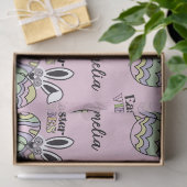 Retro Groovy Easter Personalized Tissue Paper 薄葉紙 (ギフト)