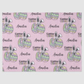 Retro Groovy Easter Personalized Tissue Paper 薄葉紙 (正面)