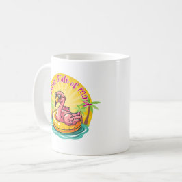 Retro Groovy Flamingo Summer State of Mind Coffee  コーヒーマグカップ