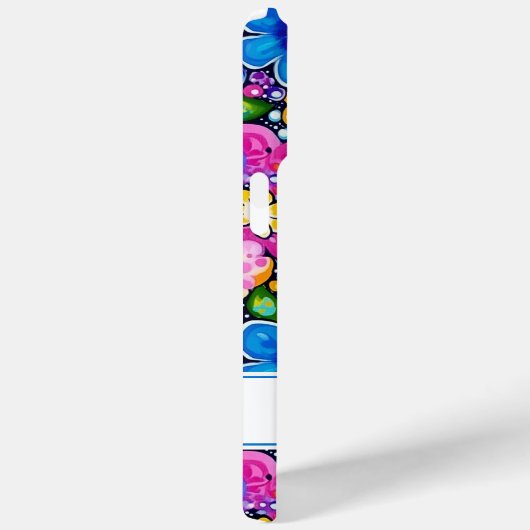 Retro Groovy Floral Personalized Case-Mate iPhoneケース (裏面 / 右)