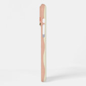 Retro Groovy Floral Phone Case iPhoneケース (左側面)