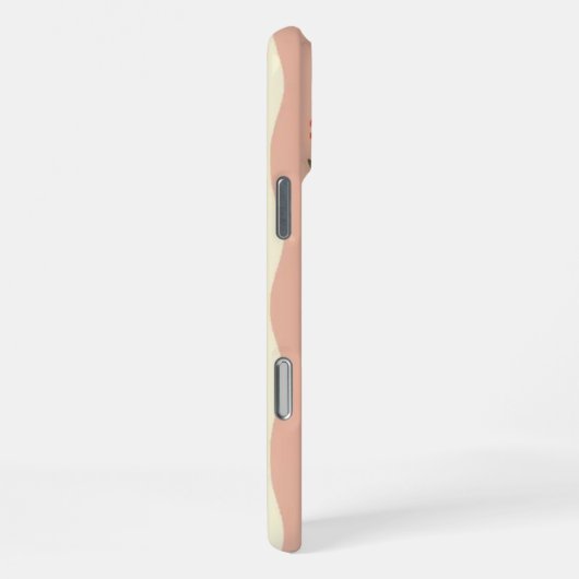 Retro Groovy Floral Phone Case iPhoneケース (右側面)