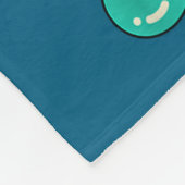 Retro Groovy Heart Throb Valentines Day Toddlers B フリースブランケット (角)