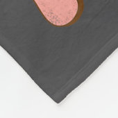 Retro Groovy Heart Throb Valentines Day Toddlers B フリースブランケット (角)