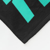 Retro Groovy Heart Throb Valentines Day Toddlers B フリースブランケット (角)