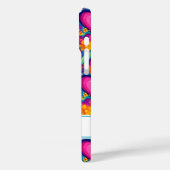 Retro Groovy Hippie Flowers Hearts Personalized Case-Mate iPhoneケース (裏面 / 左)