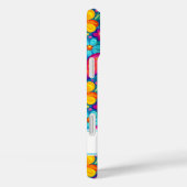 Retro Groovy Hippie Flowers Hearts Personalized Case-Mate iPhoneケース (裏面 / 右)