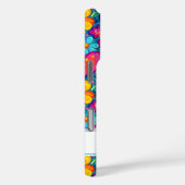 Retro Groovy Hippie Flowers Hearts Personalized Case-Mate iPhoneケース (裏面 / 右)