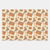 Retro Groovy Holiday  ラッピングペーパーシート (正面3)