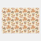 Retro Groovy Holiday  ラッピングペーパーシート (正面2)