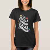 Retro Groovy Im Clelia Doing Clelia Things Funny M Tシャツ (正面)