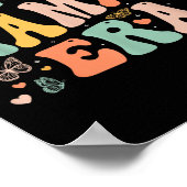 Retro Groovy In My Mamaw Era Mother's Day Women ポスター (角)