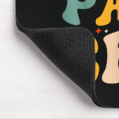 Retro Groovy In My Pa Era Funny Father's Day Mens  マウスパッド (コーナー)