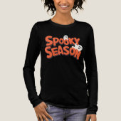 Retro Groovy Spooky Season  トライブレンドＴシャツ (正面)