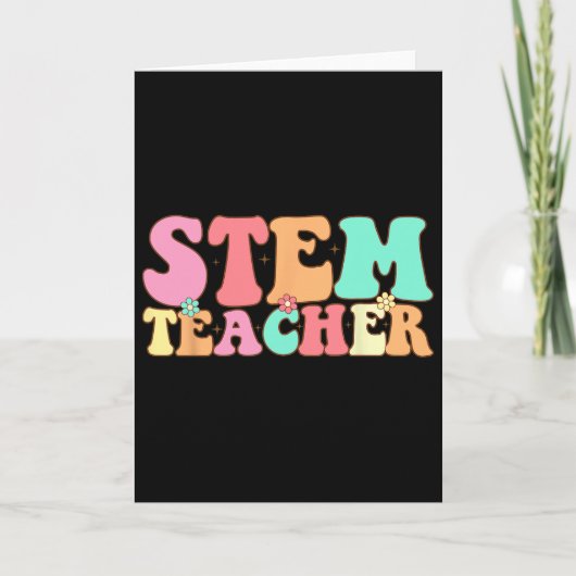 Retro Groovy Stem Teacher Stem Day Specials Squad カード (正面)