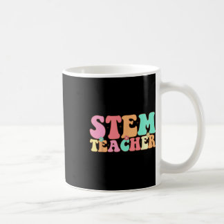 Retro Groovy Stem Teacher Stem Day Specials Squad  コーヒーマグカップ