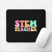 Retro Groovy Stem Teacher Stem Day Specials Squad マウスパッド (マウス)