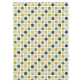 Retro Groovy Summer Flowers Stems テーブルクロス (正面)