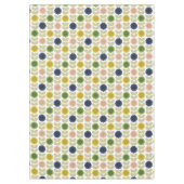 Retro Groovy Summer Flowers Stems テーブルクロス (正面)