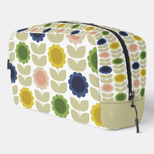 Retro Groovy Summer Flowers Stems ドップキット (右コーナー)