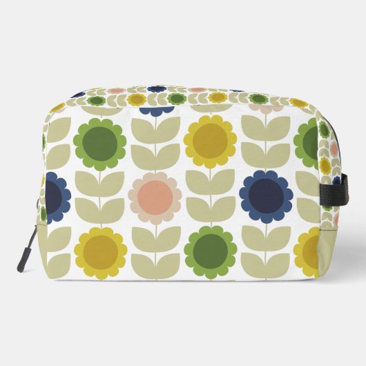 Retro Groovy Summer Flowers Stems ドップキット (裏面)