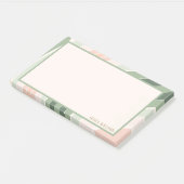 Retro Groovy Wavy Pattern ポストイット (アングル)