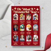 Retro Groovy What A Year In Review 12 Photo Arch シーズンカード