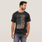Retro Grunge Mic - Don't Stop The Music T-Shirt Tシャツ (正面フル)