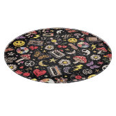 Retro Grunge Sunshine Bliss カッティングボード (角)