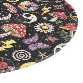 Retro Grunge Sunshine Bliss カッティングボード (角)